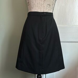Patriots by Weintraub Bros. Black A-Line Uniform Skirt